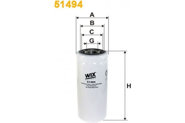 Wix Filters Υδραυλ. φίλτρο, αυτόμ. κιβ. ταχυτ. - 51494