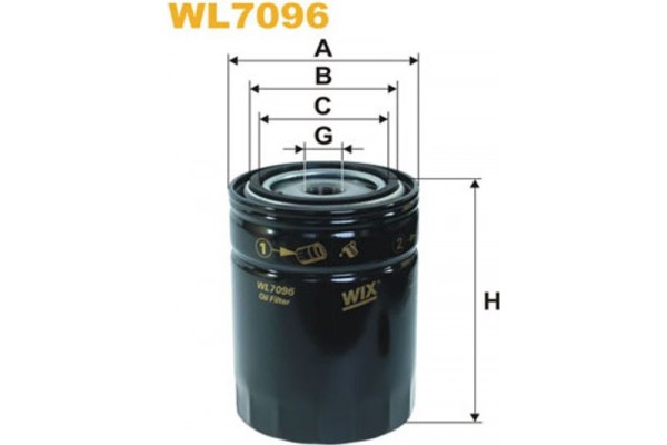 Wix Filters Υδραυλ. φίλτρο, αυτόμ. κιβ. ταχυτ. - WL7096