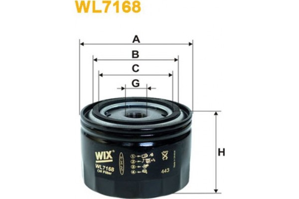 Wix Filters Υδραυλ. φίλτρο, αυτόμ. κιβ. ταχυτ. - WL7168