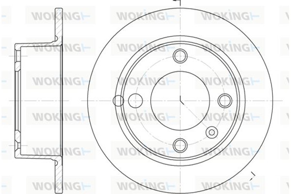 Woking Δισκόπλακα - D6023.00