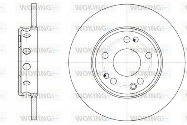 Woking Δισκόπλακα - D6059.00