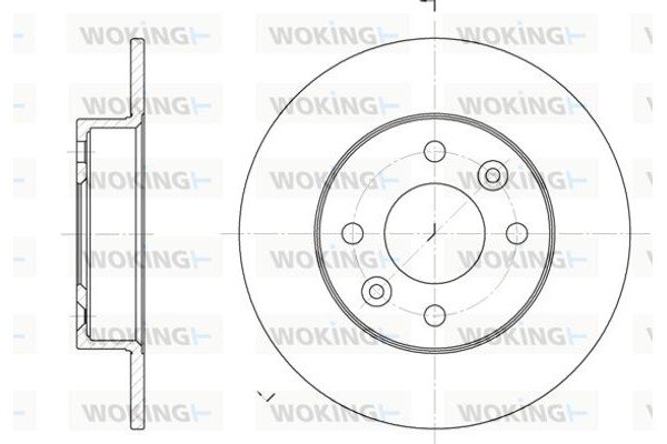 Woking Δισκόπλακα - D6066.00