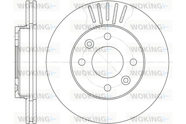 Woking Δισκόπλακα - D6080.10