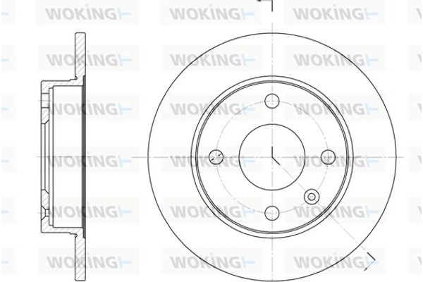 Woking Δισκόπλακα - D6094.00