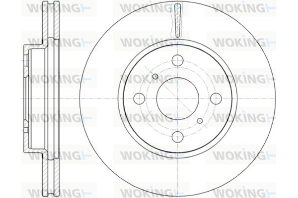 Woking Δισκόπλακα - D61005.10