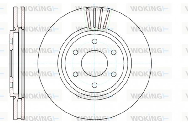 Woking Δισκόπλακα - D61037.10