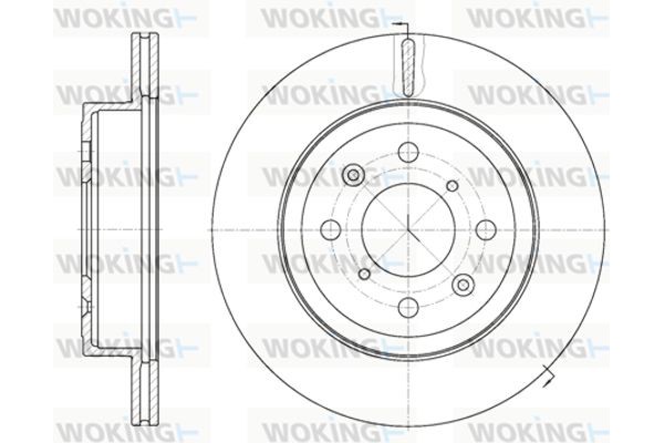 Woking Δισκόπλακα - D61038.10