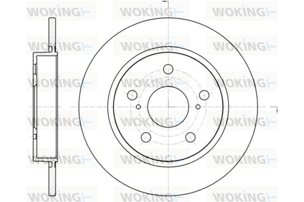 Woking Δισκόπλακα - D61044.00