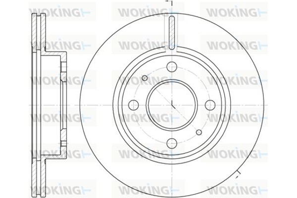 Woking Δισκόπλακα - D6105.10