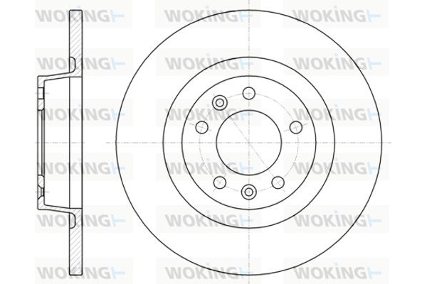 Woking Δισκόπλακα - D61053.00