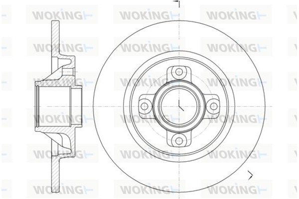 Woking Δισκόπλακα - D61058.00