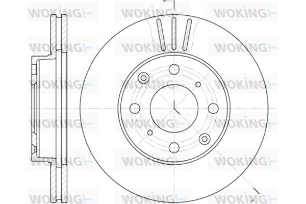 Woking Δισκόπλακα - D6108.10