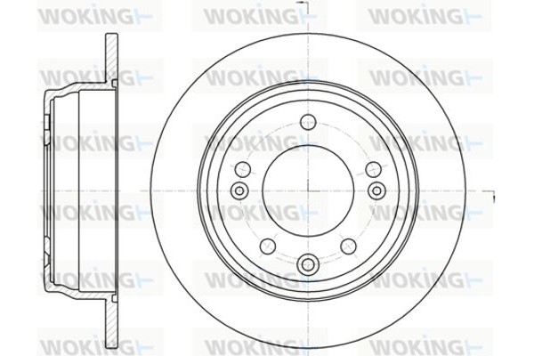 Woking Δισκόπλακα - D61105.00