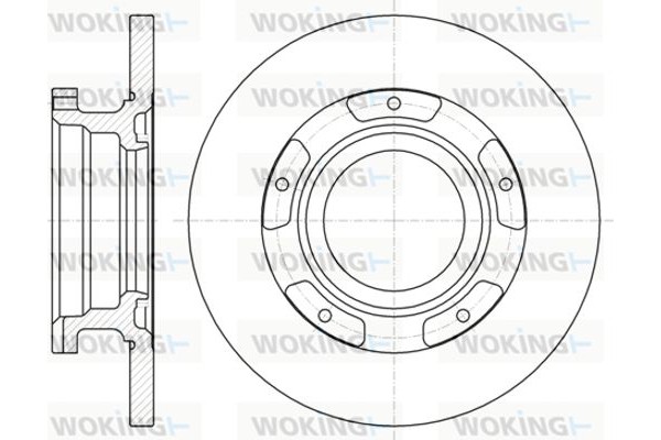 Woking Δισκόπλακα - D61107.00