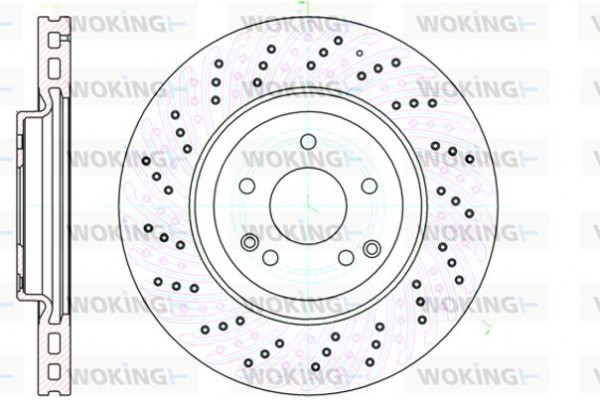 Woking Δισκόπλακα - D61138.10