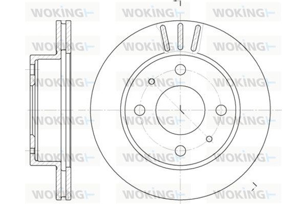 Woking Δισκόπλακα - D61150.10