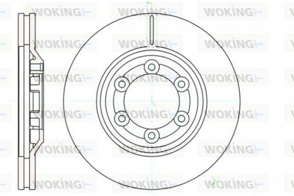 Woking Δισκόπλακα - D61193.10