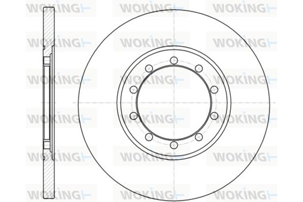 Woking Δισκόπλακα - D61201.00