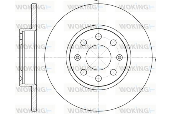 Woking Δισκόπλακα - D61209.00