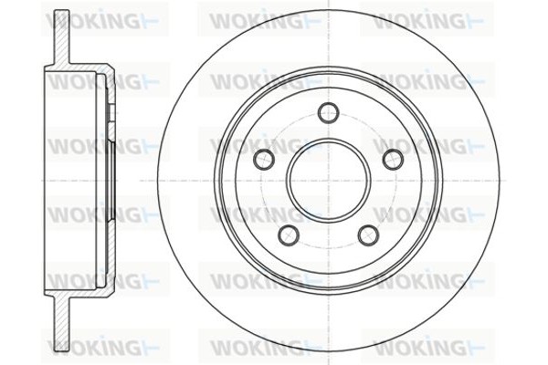 Woking Δισκόπλακα - D61211.00