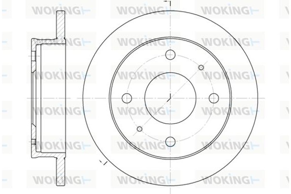 Woking Δισκόπλακα - D61226.00