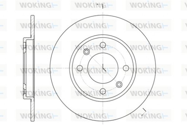 Woking Δισκόπλακα - D6128.00