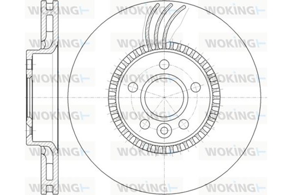 Woking Δισκόπλακα - D61280.10