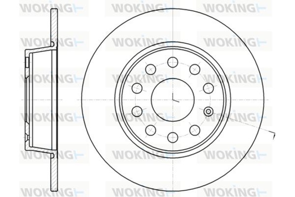 Woking Δισκόπλακα - D61340.00