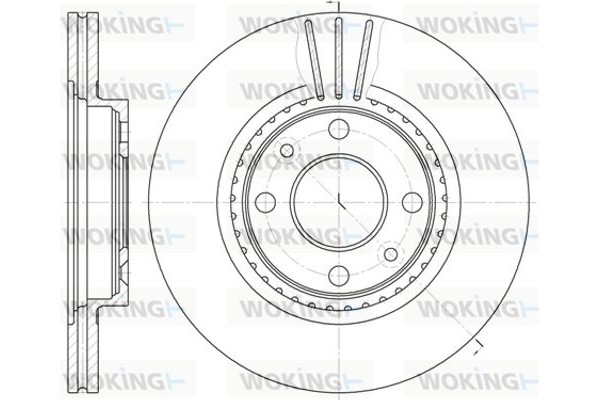 Woking Δισκόπλακα - D6144.10