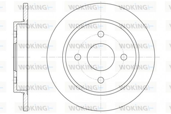 Woking Δισκόπλακα - D6155.00