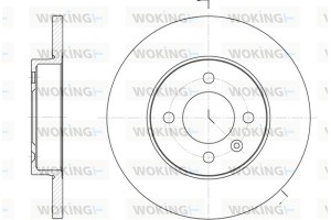 Woking Δισκόπλακα - D6172.00
