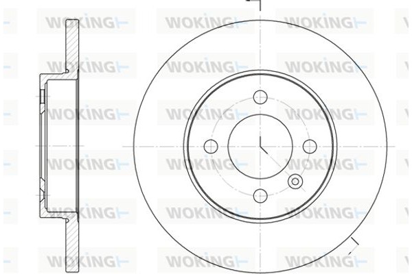 Woking Δισκόπλακα - D6172.00