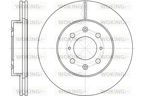 Woking Δισκόπλακα - D6224.10