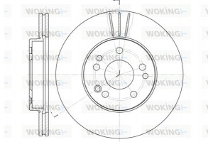Woking Δισκόπλακα - D6314.10