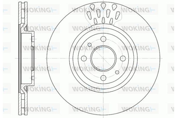 Woking Δισκόπλακα - D6315.10