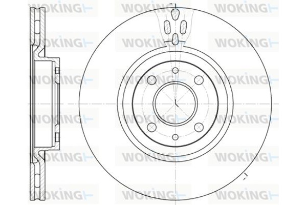 Woking Δισκόπλακα - D6316.11