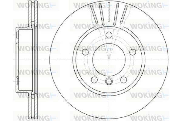 Woking Δισκόπλακα - D6324.10