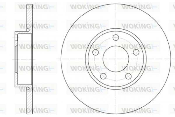 Woking Δισκόπλακα - D6327.00