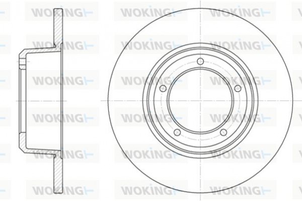 Woking Δισκόπλακα - D6341.00