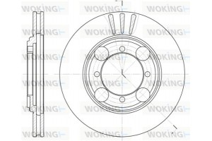 Woking Δισκόπλακα - D6375.10