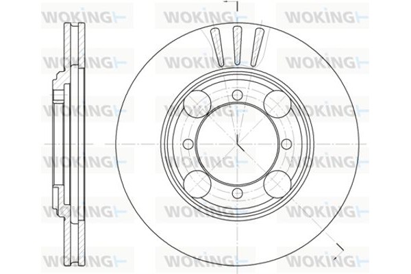 Woking Δισκόπλακα - D6375.10