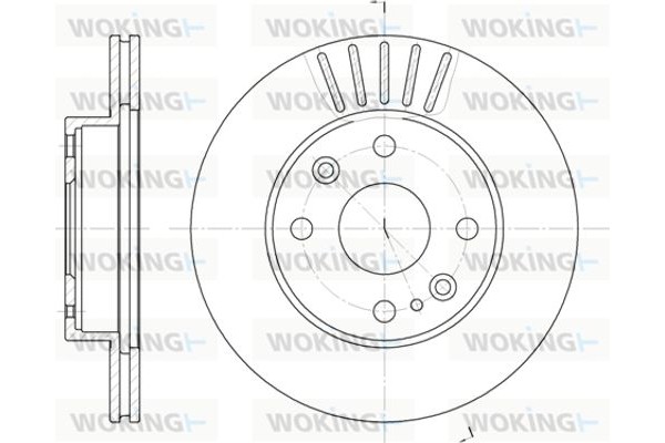 Woking Δισκόπλακα - D6386.10