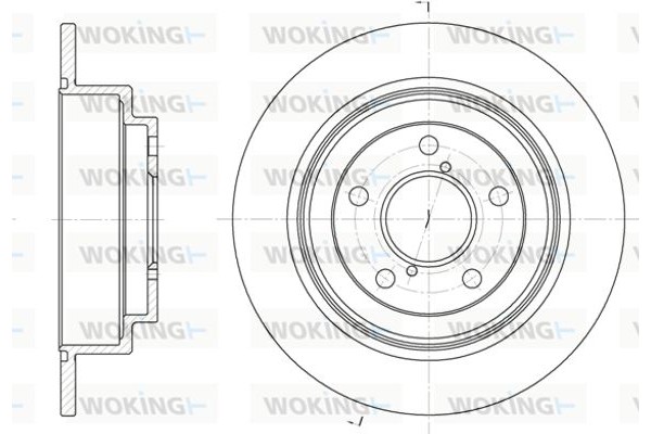 Woking Δισκόπλακα - D6398.00