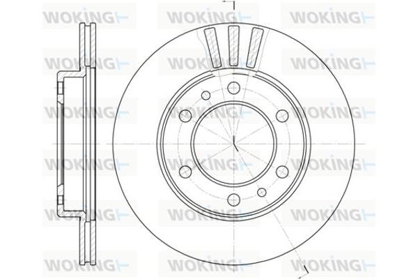 Woking Δισκόπλακα - D6408.10