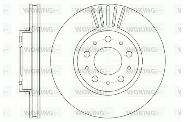 Woking Δισκόπλακα - D6410.10