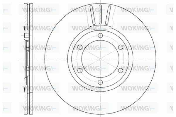 Woking Δισκόπλακα - D6413.10