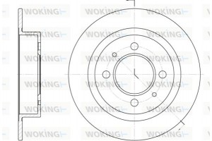 Woking Δισκόπλακα - D6424.00