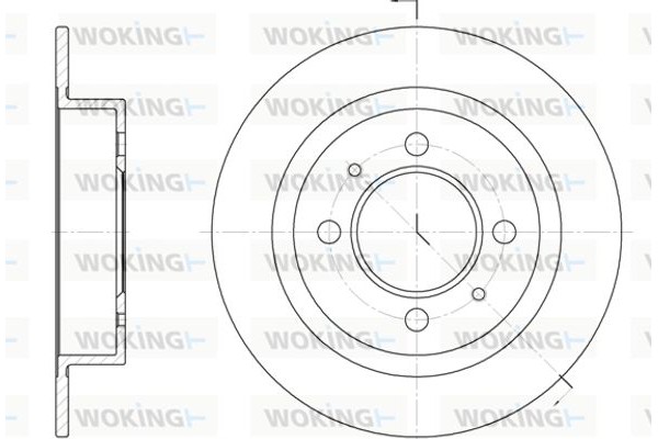 Woking Δισκόπλακα - D6424.00