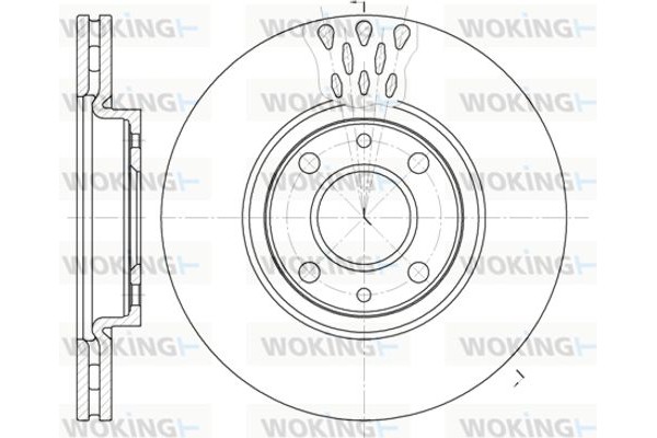 Woking Δισκόπλακα - D6443.10