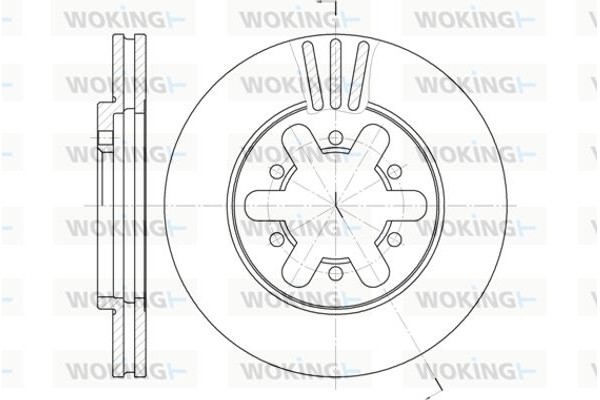 Woking Δισκόπλακα - D6450.10